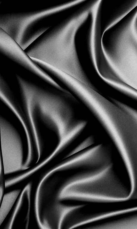 Grey silk Black Satin Wallpaper, Satin Wallpaper, Silk Wallpaper, Black Textures, Fabric Texture, Color Textures, Black Wallpaper, Shades Of Black, Black Is Beautiful