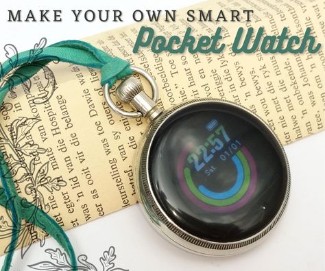 Old Pocket Watches, Old Watch, Watch Diy, Mechanical Pocket Watch, Led Diy, Old Watches, Electrical Tape, Green Led, Pocket Watches