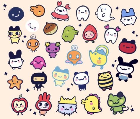 tamagotchi! – @faegvt on Tumblr Tamagochi Character, Tamagotchi Wallpaper, Oc Stickers, Tamagotchi Art, Tamagotchi Characters, Tamagotchi Sticker, Stream Ideas, Christmas Flash, Scrapbook Inspo