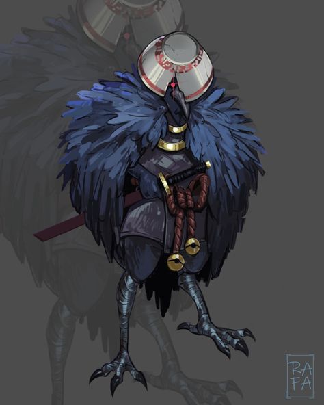 ArtStation - Samurai Crow, Rafa Amorim