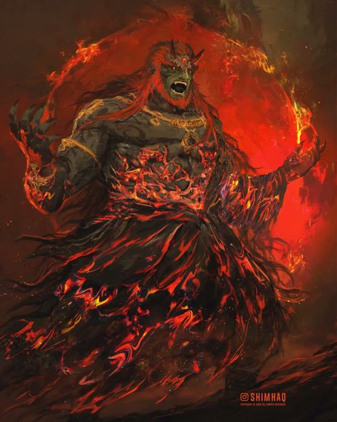 Demon King Ganondorf, Zelda Ganondorf, Legend Of Zelda Breath, Zelda Breath, Dark Lord, Demon King, Breath Of The Wild, Legend Of Zelda, Character Inspiration