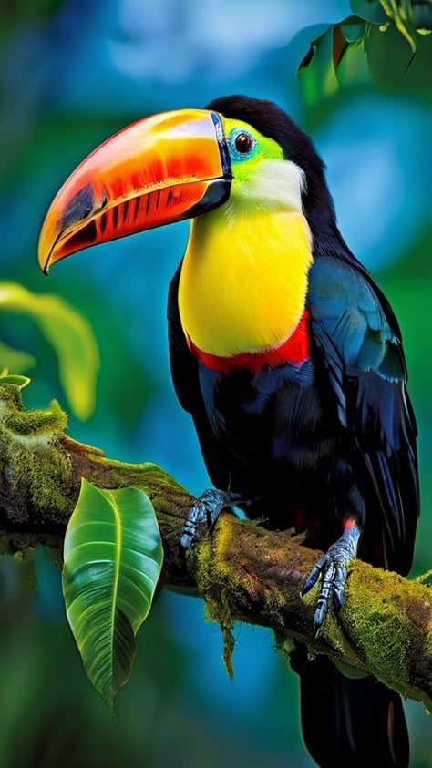 Tropical Rainforest Animals, Beautiful Parrots, Toucan Art, Birds Pictures, Rainbow Lorikeet, Birds Photography Nature, Jungle Birds, Scarlet Macaw, Rainforest Animals