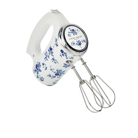 Laura Ashley China Rose Hand Mixer White | Kitchen Warehouseâ„¢ Rose Pattern Design, Electric Whisk, Hand Mixers, Handheld Mixer, Electric Hand Mixer, China Rose, Rosé Hands, Hand Blender, Hand Mixer