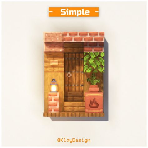 🚪 SPRUCE DOORWAY levels! Here’s three ideas of doorway starting from the “easy” one to the hardest version! Lemme know which one you’ll build in your world!! 🤔🫣 ——————————————— - 🪴 Follow @klay.design_mc for more! - 💬 Lemme know your thoughts! - 🙌 Complementary Shaders - 🍳 Repost with credits only! ——————————————— #minecraft #minecraftbuild #minecraftdesign #minecraftideas #minecraftinterior #minecraftbuilds #minecrafthouse #minecraftbuilding #doorway Easy Small Minecraft Builds, Minecraft Doorway, Doors In Minecraft, Minecraft Doorway Design, Minecraft House Interior, Minecraft Statues, Window Nook, Minecraft Interior, Minecraft Farm