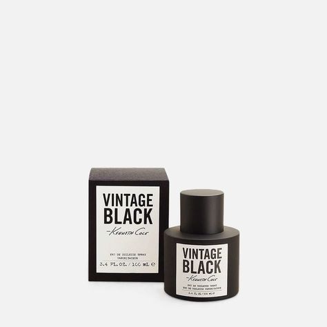 Vintage Black Fragrance Cologne For Men, Good Notes, Black And White Design, Room Spray, Mens Fragrance, Kenneth Cole, Tequila, Vintage Black, Vintage Shops