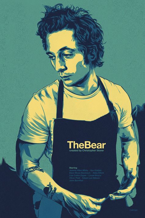 John Bernthal, Balor Club, Classic Films Posters, Film Posters Art, Allen White, Jeremy Allen White, Alex G, Manga Anime One Piece, Bear Art