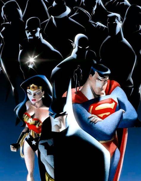 ©Bruce Timm Superman And Wonder Woman, Bob Kane, Martian Manhunter, Bruce Timm, Batman The Animated Series, Arte Dc Comics, Dc Comics Characters, Batman And Superman, Green Arrow