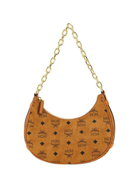 Discover great products at the best prices at Dealmoon. MCM Aren Crescent Zipped Small Shoulder Bag. Price:$721.63 at CETTIRE Mcm Bags, Brown Shoulder Bag, Monogram Design, Strap Top, Small Shoulder Bag, Free Bag, Women's Bags, Chain Strap, Shoulder Bag Women