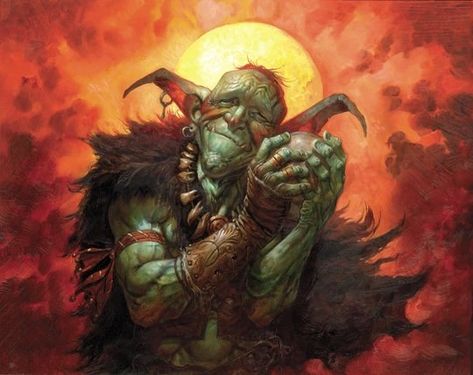 Have some goblin art from mtg to celebrate saturday, to remund you to not act as one tonight. - art post - Imgur Goblin Names, Goblin Art, Mtg Art, The Elder Scrolls, Mythological Creatures, Magic Art, Fantasy Rpg, Medieval Fantasy, Character Portraits