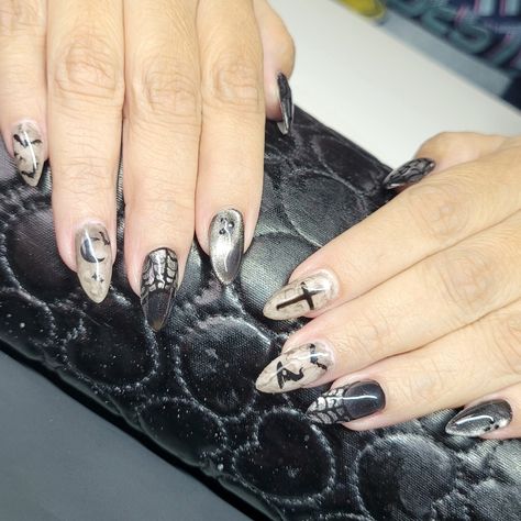 Mystic energy and spooky vibes! ✨🕯️ These Salem nails are casting all the right spells. #SalemInspired #NailInspo #WitchyMani #NailArtMagic #NailTech Secure your spot for a fabulous nail appointment today! 💅 Simply click the link in my bio or head over to www.dznailztho.com to book it and make it happen! *Can’t find what you want, add yourself to the waitlist, I do my best to get everyone in! ✨ #NailsByTashaD #orangenails #tustinnails #irvinenails #yorbalindanails #placentianails #Anahe... Salem Nails, Nail Appointment, 2024 Nails, Spooky Vibes, Orange Nails, Fabulous Nails, Make It Happen, Nail Tech, Nail Inspo