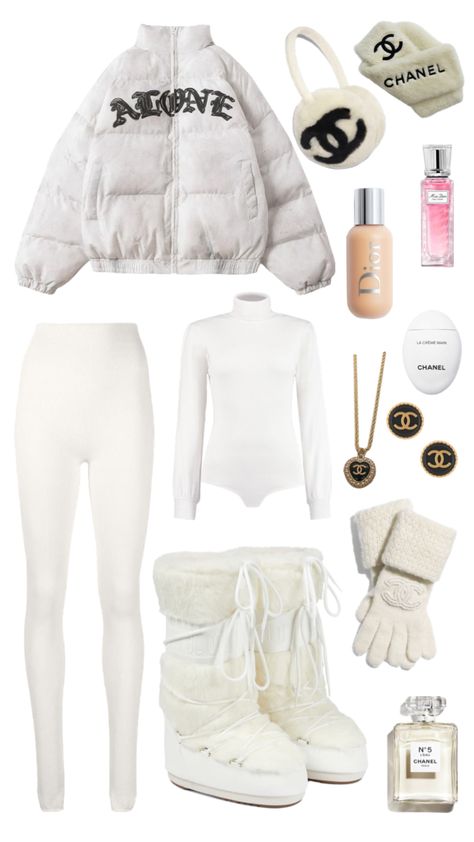 Chanel Winter Outfits, Polyvore Outfits Winter, Ski Outfits For Women, Mode Au Ski, Hoddies Outfits, Ski Outfit For Women, Ski Fits, Hogwarts Outfits, Model Outfit