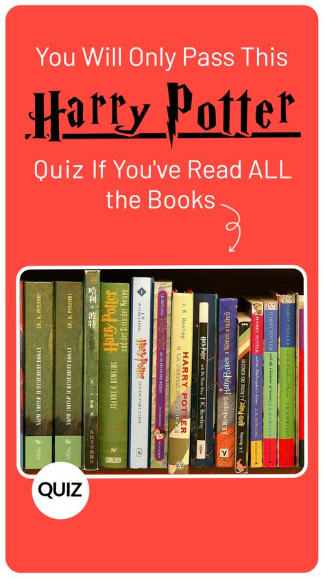 Have you read all the Harry Potter books once or even twice over?! If so, you have a good chance of passing this quiz. Book Quizzes, Polyjuice Potion, Harry Potter Quiz, Harry Potter Quizzes, Rowling Harry Potter, Ministry Of Magic, Chamber Of Secrets, Harry Potter Books, Book Worms