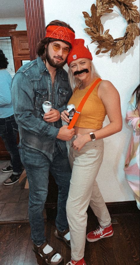 Cheech And Chong Costumes Couples, Cheech And Chong Costumes, 80s 90s Party, Hollywood Halloween, Party Costume Ideas, Halloween 23, 90s Party Costume, Cute Couple Halloween, Clever Halloween