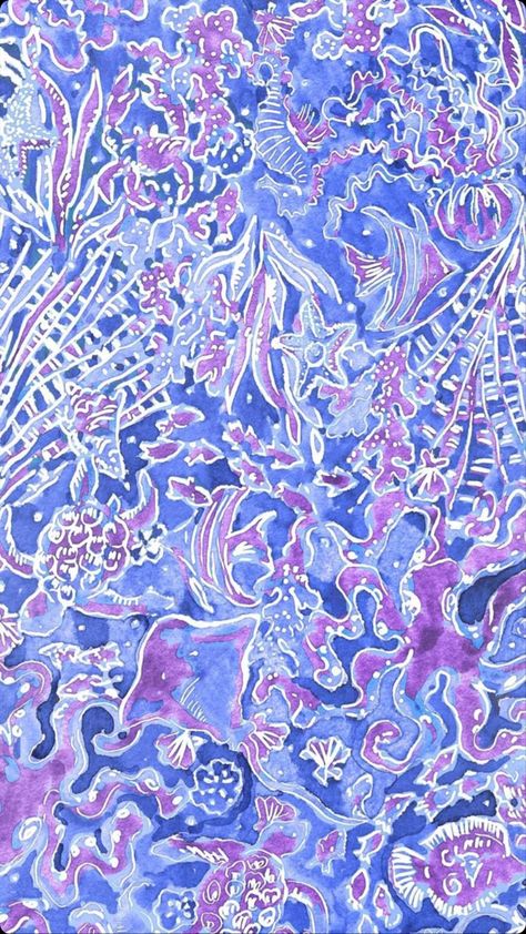 Summer Phone Wallpaper, Summer Phone, Lily Pulitzer, Phone Wallpaper, Paisley, Lily, Purple, Fabric, Blue