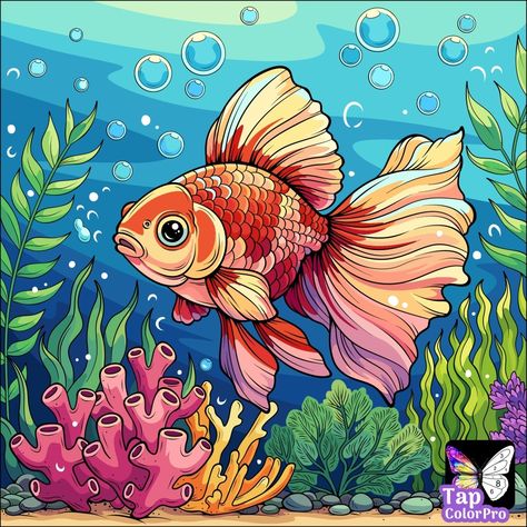 Fish Tank Drawing, Pyp Exhibition, Aquarium Drawing, Iphone Backgrounds Nature, Tank Drawing, Art Analysis, Pencil Drawing Images, Drawing Aesthetic, Applique Ideas