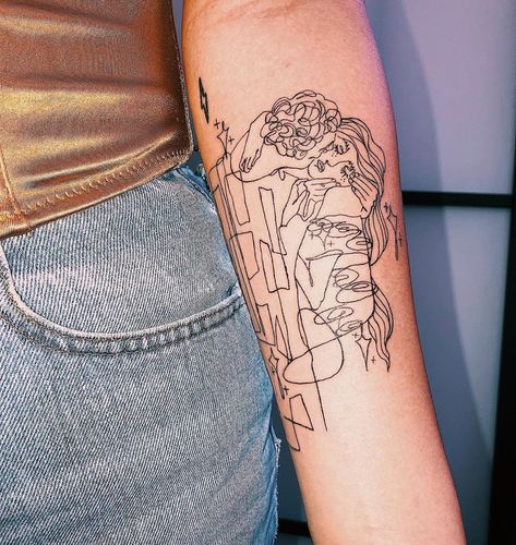 @girlknewyork Kissing is the best thing in the world. We should all spend more time kissing Klimt Tattoo, Fine Art Tattoo, Noir Tattoo, Art Inspired Tattoos, Kiss Tattoos, Tattoo Parlors, Time Tattoos, Dope Tattoos, Forearm Tattoos