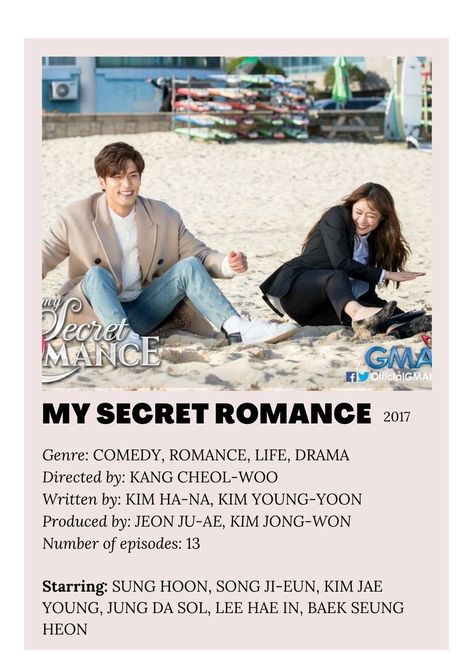 Secret Romance Kdrama, My Secret Romance Kdrama, Must Watch Netflix Movies, Romance Kdrama, Poster Kdrama, Song Ji Eun, My Secret Romance, Drama Poster, Kim Jae-young