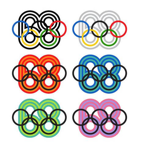 Lance Wyman – Mexico 68 Olympics identity Mexico Olympics, Olympics Graphics, Lance Wyman, 1968 Olympics, Olympic Logo, Timeline Design, Visual Identity Design, Logo Mark, Logo Branding Identity