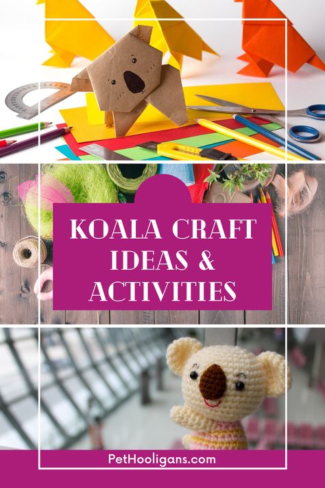 Get ready for some koala-ty fun with our Koala Craft Ideas and Activities! 🐨 Explore a world of creativity with easy-to-make projects for kids and adults. From cuddly paper koalas to educational activities, we have everything you need to celebrate these adorable Aussie animals. #KoalaCrafts #KidsActivities #AnimalCrafts" Koala Craft, Aussie Animals, Animal Activities For Kids, Clay Bear, Handprint Craft, Educational Activities For Kids, Craft Projects For Kids, Creative Skills, Unique Crafts