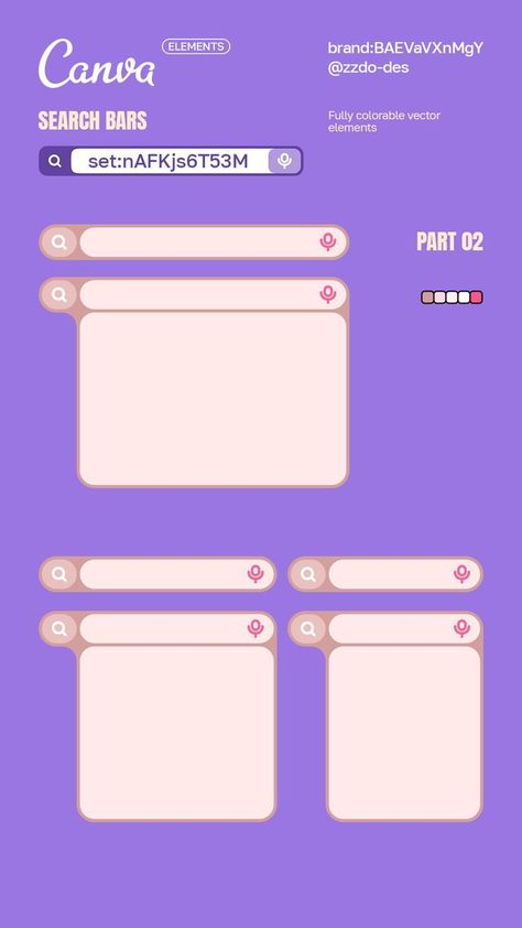 Canva Element Keyword - UI Search Bars & Search Results. Part 02 canvakeywords #elementcreator #simpleelement #canvagraphics Canva Codes, Keyword Elements Canva, Canva Edit, Canva Tips, Canva Elements Keyword, Canva Element Keyword, Header Design, Canva Element, Canva Elements