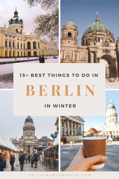 The 15+ best things to do in Berlin in winter, according to a local. This post features both outdoor attractions and indoor winter activities in Berlin. free things to do in Berlin in winter | indoor things to do in Berlin in winter | places to visit in Berlin in winter | what to do in Berlin in winter | top Berlin attractions | underrated things to do in Berlin in winter | unique things to do in Berlin in winter | Berlin travel tips | Berlin travel guide | #Berlin #Germany Must See Places In Berlin, Berlin In January, What To Do In Berlin Germany, Christmas In Berlin Germany, Places To Visit In Berlin, Berlin Germany Winter, Berlin In Winter Aesthetic, Berlin What To Do, Berlin In February