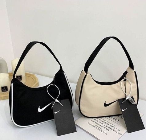 Nike Handbag, Nike Shoulder Bag, Nike Handbags, Trendy Purses, Luxury Bags Collection, Aesthetic Bags, Nike Bags, Girly Bags, Nike Vintage