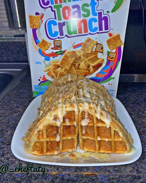 Homemade Cinnamon Toast, Buttermilk Oven Fried Chicken, Homemade Cream Cheese Icing, Homemade Cream Cheese, Oven Fried, Oven Fried Chicken, Soul Food Dinner, Cinnamon Toast Crunch, Junk Food Snacks