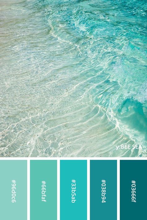 Light Blue Teal Color Palette, Shades Of Turquoise Colour Palettes, Sea Color Pallette, Blue Beach Color Palette, Aqua Marine Color Palette, Color Palette Aqua, Turquoise Blue Color Palette, Blue And Turquoise Color Palette, Turquoise Palette Colour Schemes