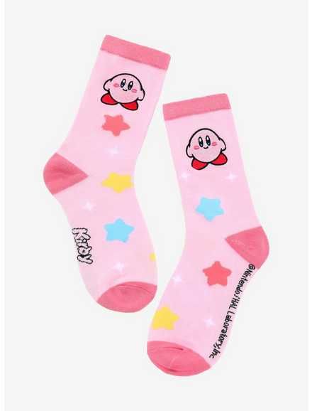 Kirby Stars Crew Socks, Hot Topic Kirby, Kirby Clothes, Kirby Shoes, Kirby Merch, Cool Clothes For Girls, Otaku Fashion, Gamer Baby, Dory Finding Nemo, Kirby Stuff