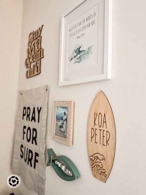 Baby Boy Surfer Nursery, Surfer Baby Nursery, Beach Baby Nursery, Surfer Nursery, Surf Nursery, Nursery Ocean, Surfer Baby, Nursery Nook, Small Space Nursery