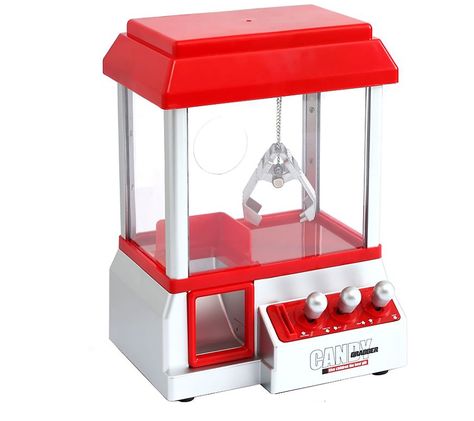 Bring the excitement of the arcade to your home with the Trimate mini toy claw machine. Perfect for parties and family gatherings, it offers hours of fun and friendly competition for both kids and adults. With dual power options, you can use batteries or the included USB cable, and enjoy a quieter experience with its MUTE mode. From Trimate. Toy Claw Machine, Mini Claw Machine, Kids Play Toys, Toy Machine, Claw Machine, Arcade Game, Backyard Fun, Kids Hands, Kid Spaces