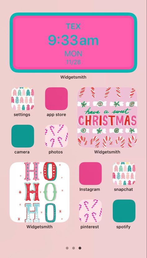 Preppy Christmas Homescreen Ideas, Preppy Christmas Phone Theme, Christmas Themed Widgets, Christmas Ios 16 Wallpaper Ideas, Christmas Wallpaper Ideas Widgets, Preppy Christmas Homescreen, Christmas Ios 16 Homescreen, Christmas Phone Ideas, Christmas Home Screen Ideas