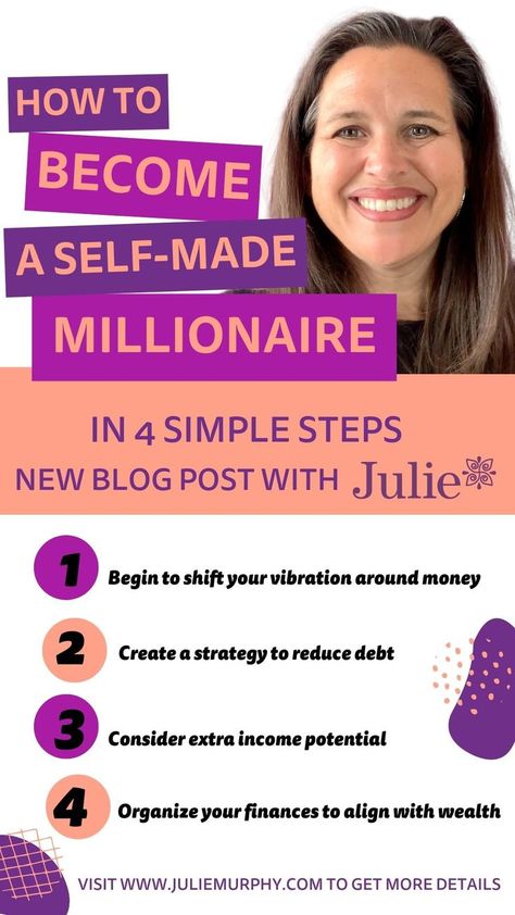 Today, I’m going to share with you the true secrets on how to become rich and embody Real Wealth in all areas of your life. #financialfreedom #juliemurphy #millionaire #buildingwealth Freedom Financial, Self Made Millionaire, Become Rich, Financial Wellness, Financial Planner, How To Become Rich, Financial Education, Out Of Debt, Get Out Of Debt