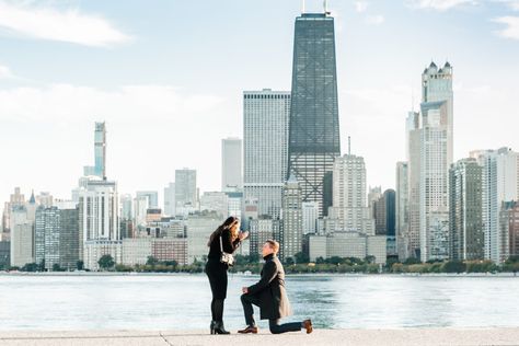 Wedding Proposal Ideas Engagement, Chicago Proposal, Chicago Beach, Proposal Planning, Proposal Photography, Chicago Wedding Photography, Newly Engaged Couple, Wedding Proposals, The Windy City