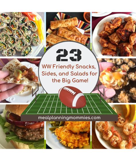 These WW friendly snack, side, and salad recipes make the perfect Super Bowl party snacks. All of the recipes are between 0-8 WW FreeStyle SmartPoints! Weight Watchers Super Bowl Recipes, Super Bowl Party Snacks, Slow Cooker Recipes Pork, Crockpot Ideas, Betty Crocker Recipes, College Living, Crockpot Pork, Superbowl Snacks, Bbq Sauce Homemade