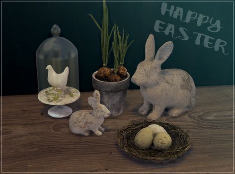 Sims 4 Cc Easter Decor, Sims 4 Cc Easter, Pinkbox Anye, Sims 4 Build, Cc Finds, Sims 4 Cc Finds, Custom Content, Sims 4 Cc, Easter Decorations