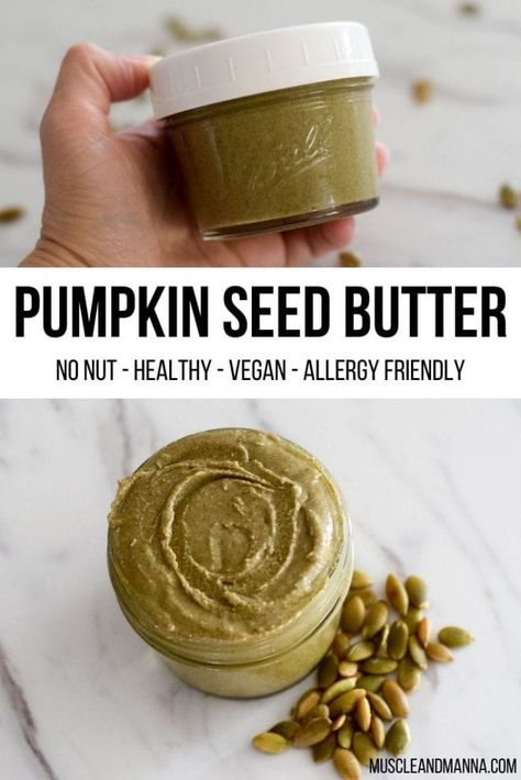 Vegan Pumpkin Seed Recipes, Pumpkin Seed Flavors, Paleo Pumpkin Butter, Healthy Baby Snacks, Pumpkin Seed Nutrition, Clean Eating Snack Recipes, Healthy Grocery Shopping, Snack Boxes Healthy, Pumpkin Seed Butter