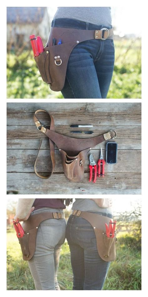 Garden Tool Belt Diy, Gardening Tool Belt, Florist Tool Belt, Florist Uniform Ideas, Sewing Tool Belt, Diy Tool Belt, Gardening Belt, Tool Belt Diy, Animal Psychology