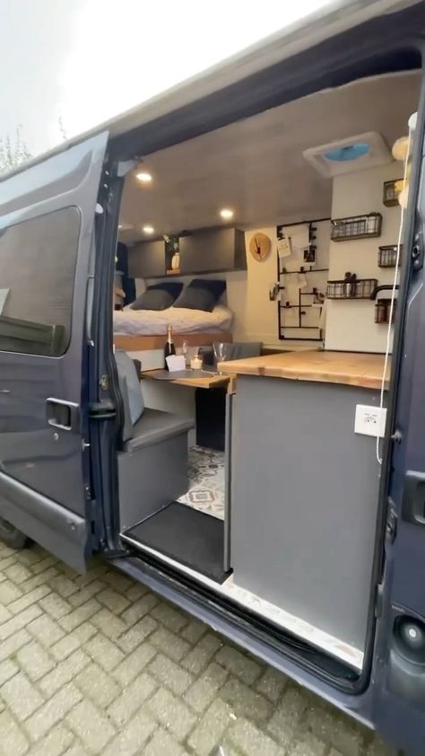 Van Conversion Plans, Interior Colour Schemes, Camper Flooring, Motorhome Interior, Van Dwelling, Camper Van Life, Vw Lt, Van Conversion Interior, Van Camper