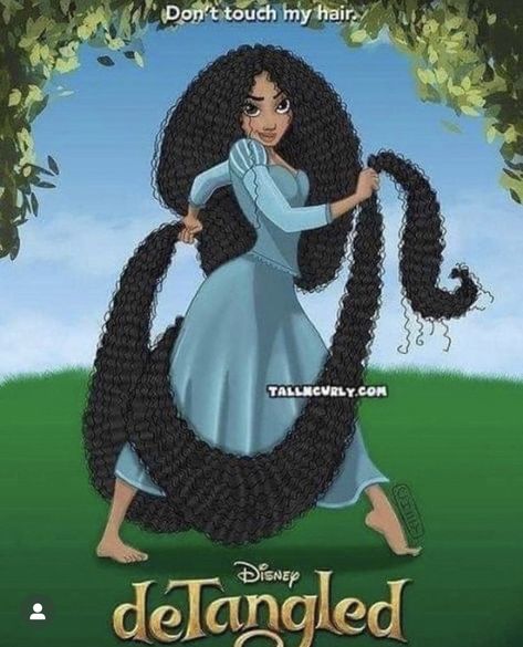 Play on Disney’s Rapunzel. This is a brown woman with super long, curly hair. Tangled, Natural Hair, Black Hair, A Woman, Braids, Film, Hair, Black, Plaits