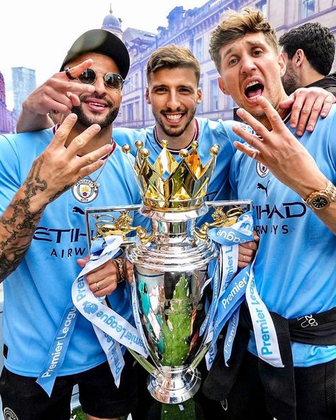 Champions League Poster, Ruben Dias, John Stones, Manchester City Football Club, Fire Image, City Boy, Football Poster, Manchester City, Champions League