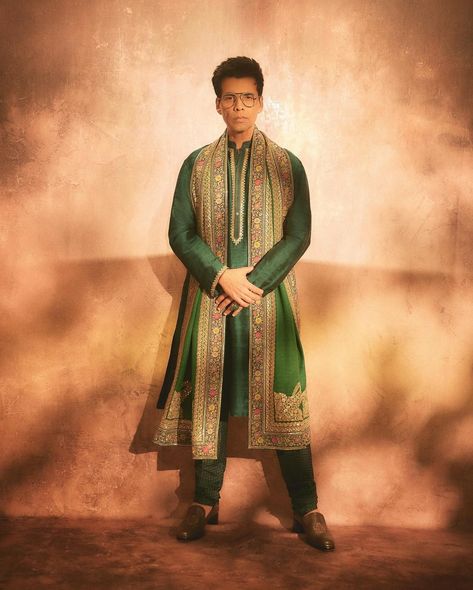 @karanjohar looks dapper in a #Sabyasachi kurta set. Shop #Sabyasachi menswear in-store at #AashniLondon. Aashni + Co 125 Ledbury Road, London W11 2AQ 📞+44 755 728 9871 For any assistance or for booking an appointment please write to us on: 💌 customercare@aashniandco.com 📞WhatsApp +91 83750 36648 #AashniAndCo Multi designer store, Indian wear, Celebrity style #IndianWear #DesignerIndianWear #KurtaSetForMen #FestiveIndianWear Sabyasachi Kurta, Sabyasachi Menswear, Ganpati Celebration, Deepika Ranveer, Korean Photo, Designer Store, Classy Suits, Picture Movie, Looking Dapper