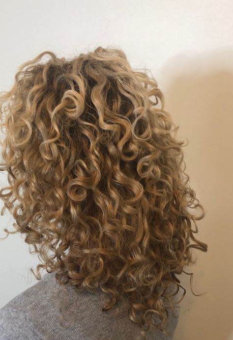 Dyed Dark Blonde Hair, Warm Blonde Curly Hair, Curly Hair Bleached, 90s Curly Hair, Curly Hair Blonde Highlights, Blonde Curly Hair Natural, Natural Curly Hair Cuts, Highlights Curly Hair, Curly Hair Photos