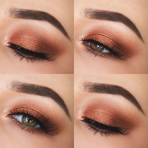 Auburn Eyes, Autumn Eyes, Morphe 350, Morphe 35o, Autumn Makeup, Gel Pedicure, Gold Eye Makeup, Autumn Tones, Fall Makeup Looks