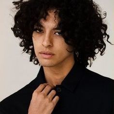 tall dark and terrifying. also maybe played by a kpop idol? idk Liam Samuels, Rodney Crowell, Michael Hudson, Male Model Face, Male Portrait Poses, Dark Curly Hair, Boys With Curly Hair, Black Curly Hair, Model Face