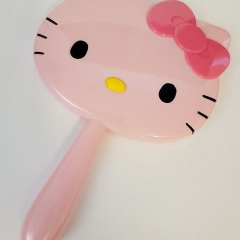 Hello Kitty Hand Held Mirror Hello Kitty Hand Held Mirror, Hello Kitty Hand Mirror, Hand Held Mirror, Pink Stuff, Pink Hello Kitty, Mirror Shop, Pink Girly Things, Birthday Cards Diy, Hand Mirror