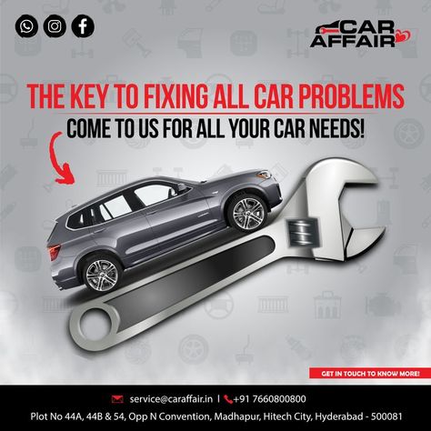 Car Spare Parts Creative Ads, Car Service Ads Creative, Car Marketing, Car Problems, Car Needs, Car Advertising Design, Car Logo Design, Automotive Solutions, Pickup Car