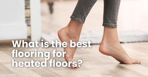 Do you have any questions about installing your underfloor heating system under any type of floor covering? We will answer your questions. Underfloor Heating Flooring, Bedroom Wood Floor, Under Floor Heating, Heated Tile Floor, Underfloor Heating Systems, Best Flooring, Heated Floors, Floor Covering, Underfloor Heating