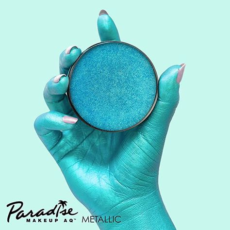 Amazon.com : Mehron Makeup Paradise Makeup AQ Face & Body Paint (1.4 oz) (Metallic Blue) : Childrens Art Paints : Beauty & Personal Care Archon Venti, Costume Contact Lenses, Fall Makeup Trend, Stage Beauty, Skin Paint, Halloween Contact Lenses, Liquid Hair, Mehron Makeup, Special Fx Makeup