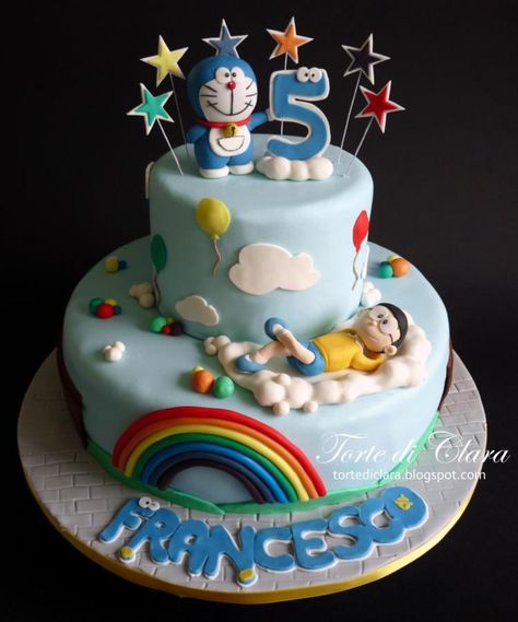 Doraemon+cake Doraemon Cake, Cake Decorating For Kids, Cake Designs For Boy, Cartoon Birthday Cake, Cake Designs For Kids, Princess Cookies, Funny Birthday Cakes, Superhero Cake, Mud Cake